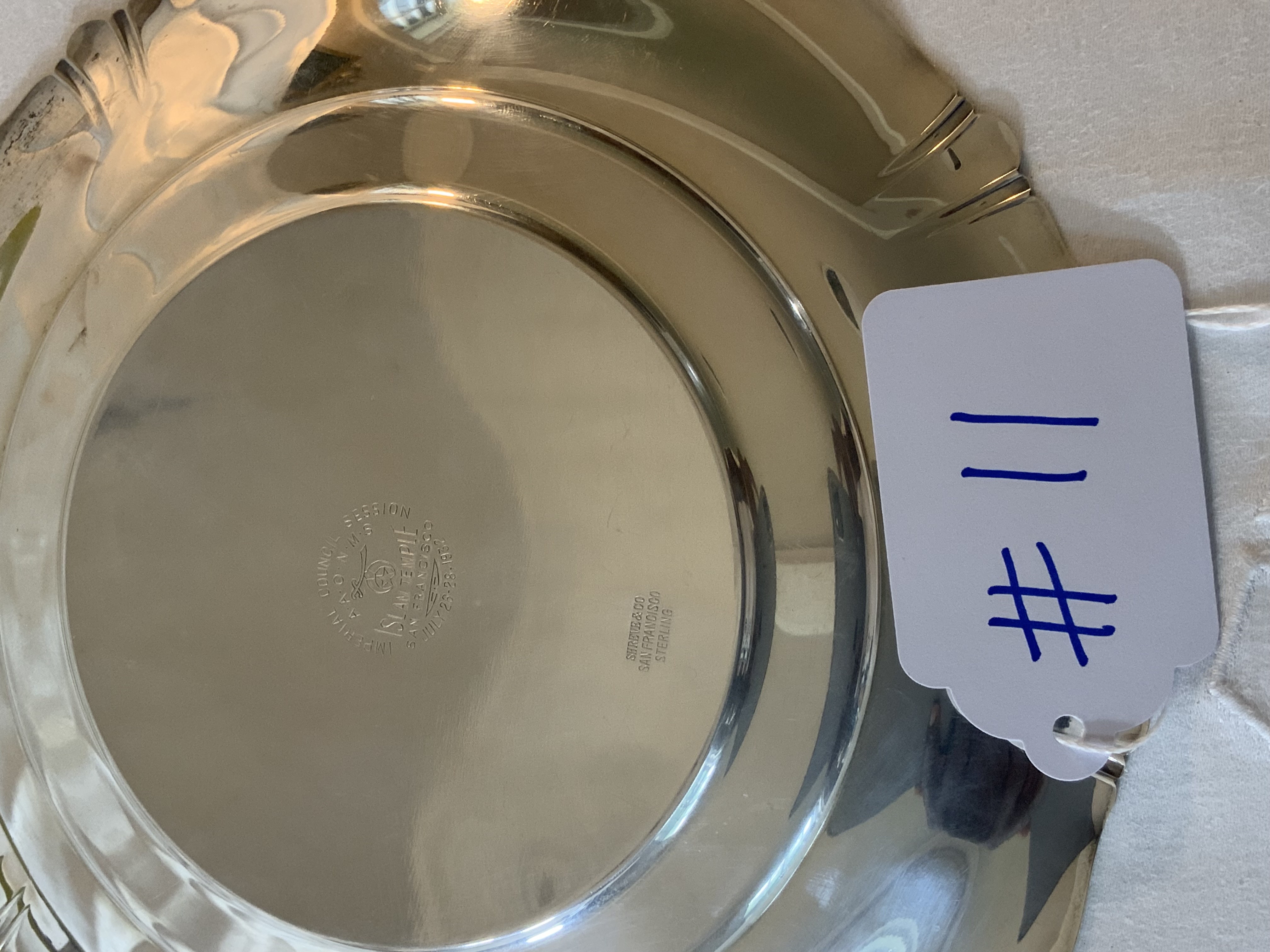 Sterling 9" Plate