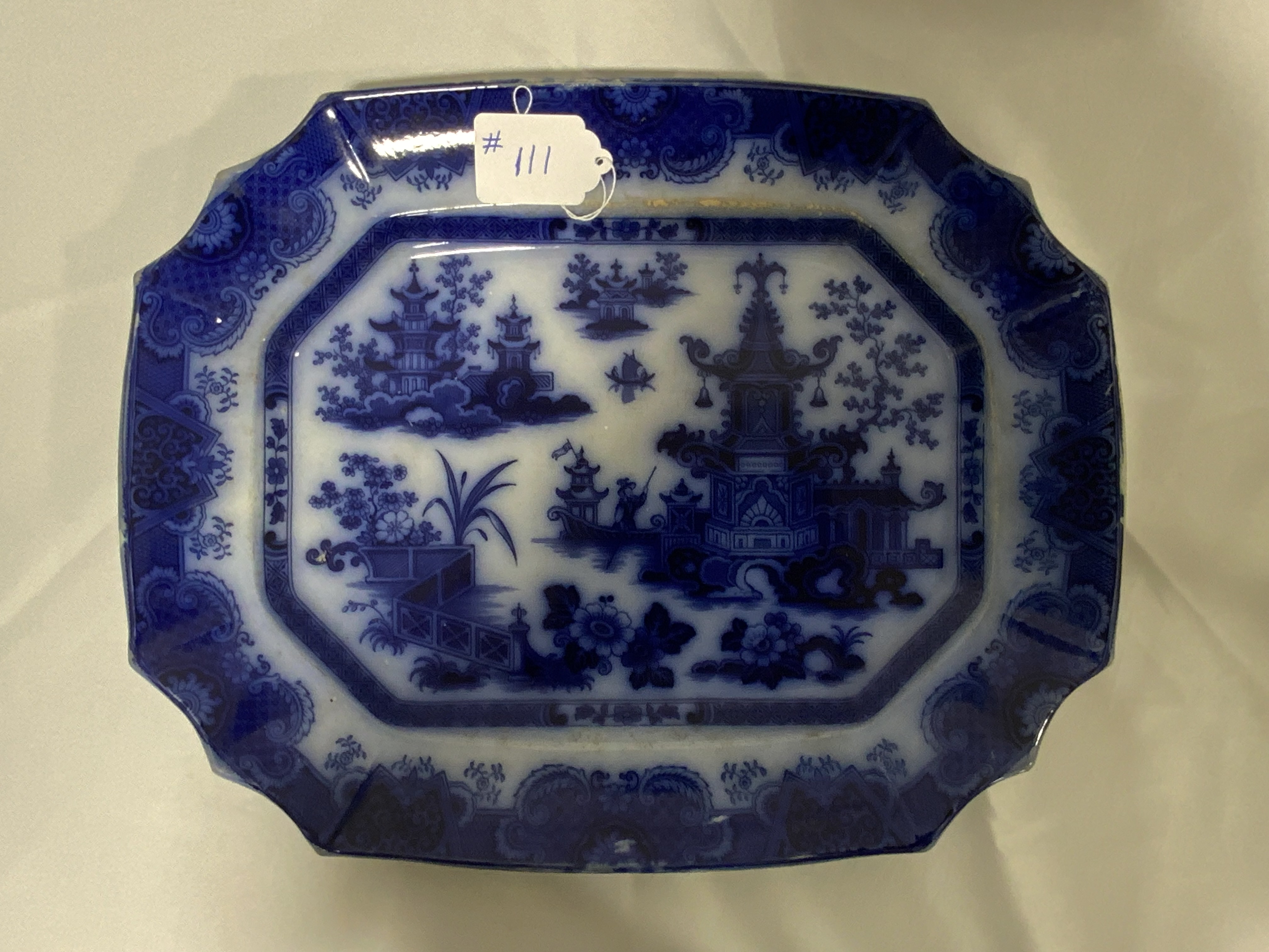 Flow Blue Platter