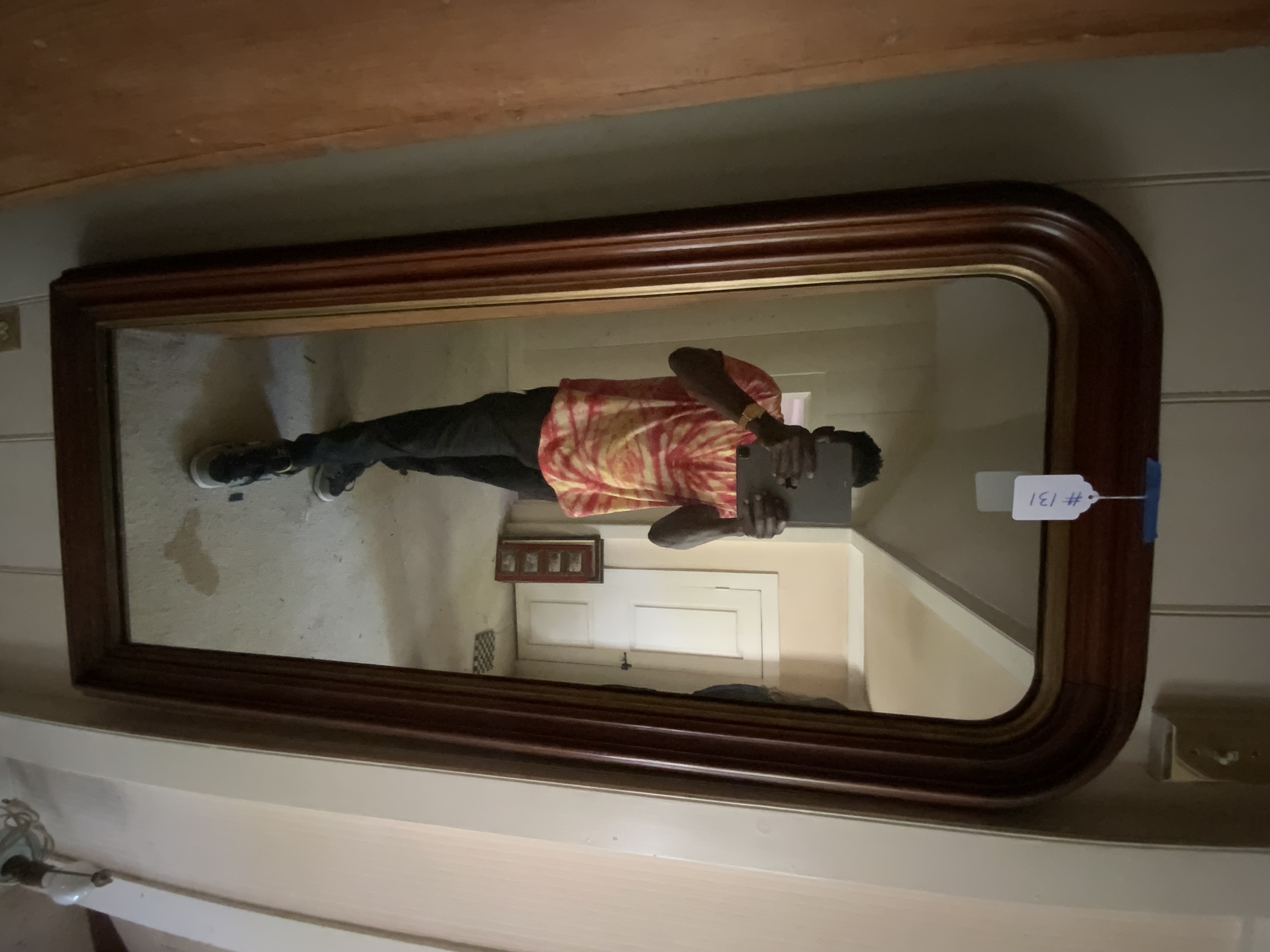 Walnut Hall Mirror