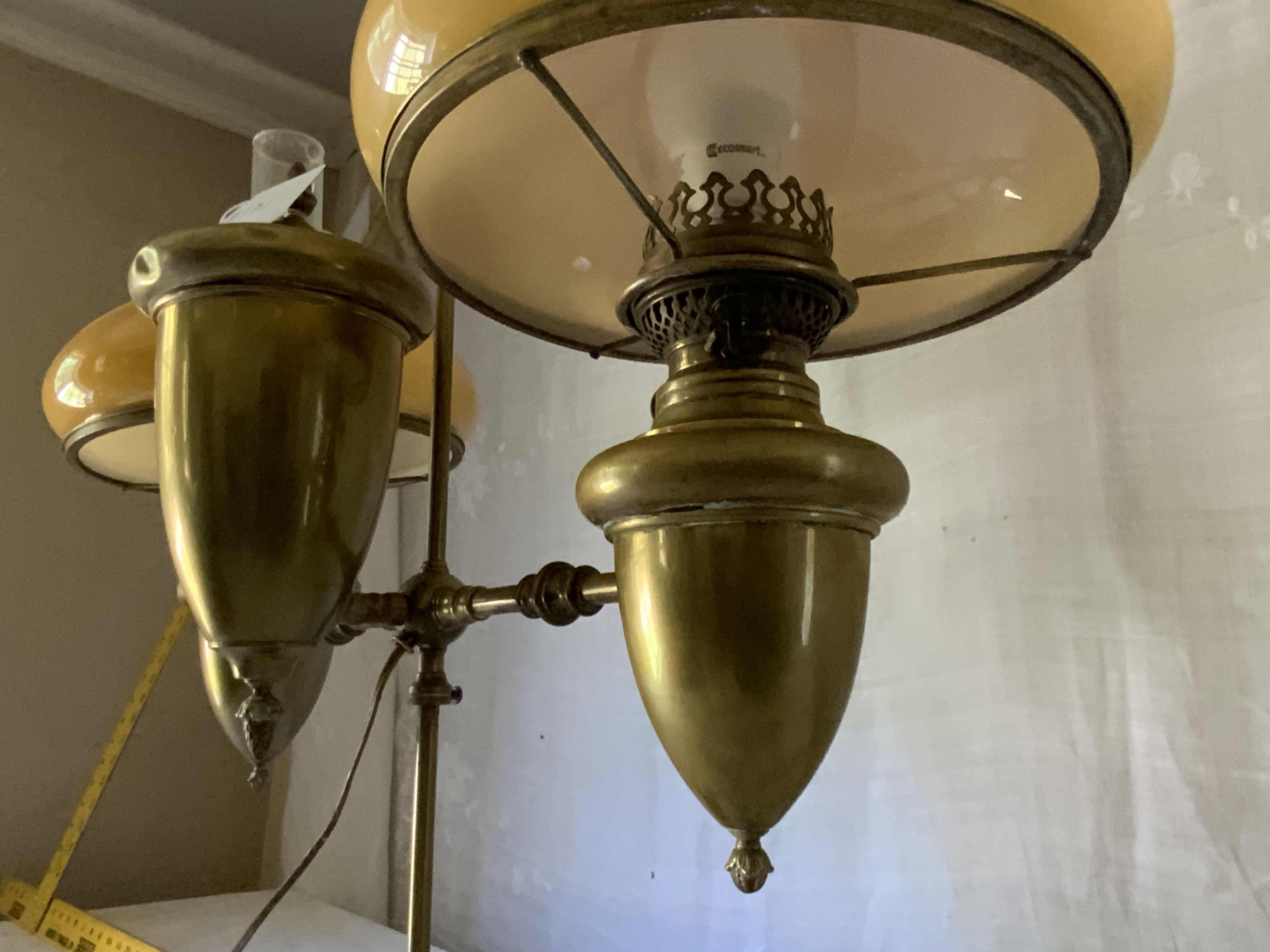 Brass Double Student Lamp