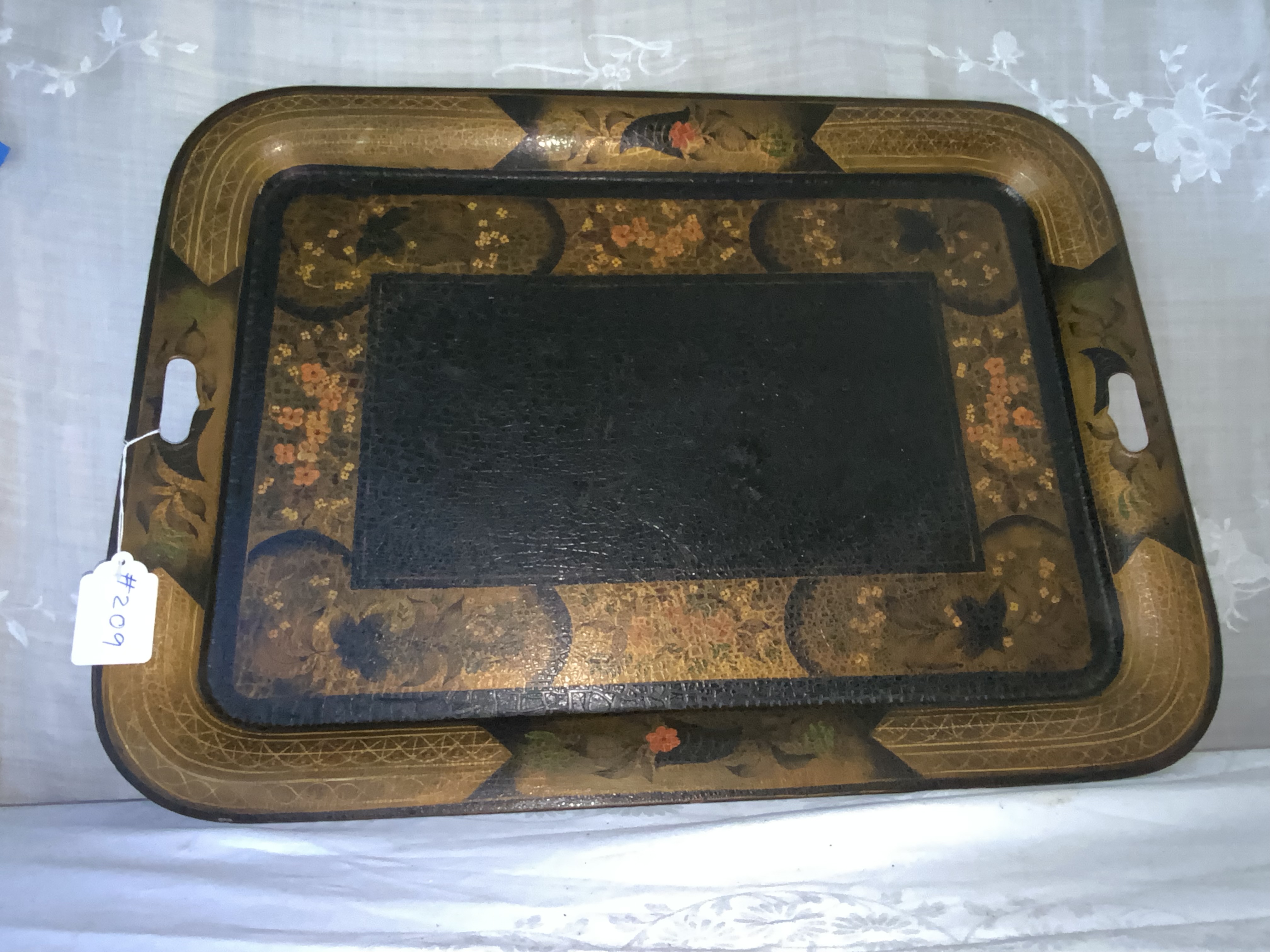 Tole Painted Tray
