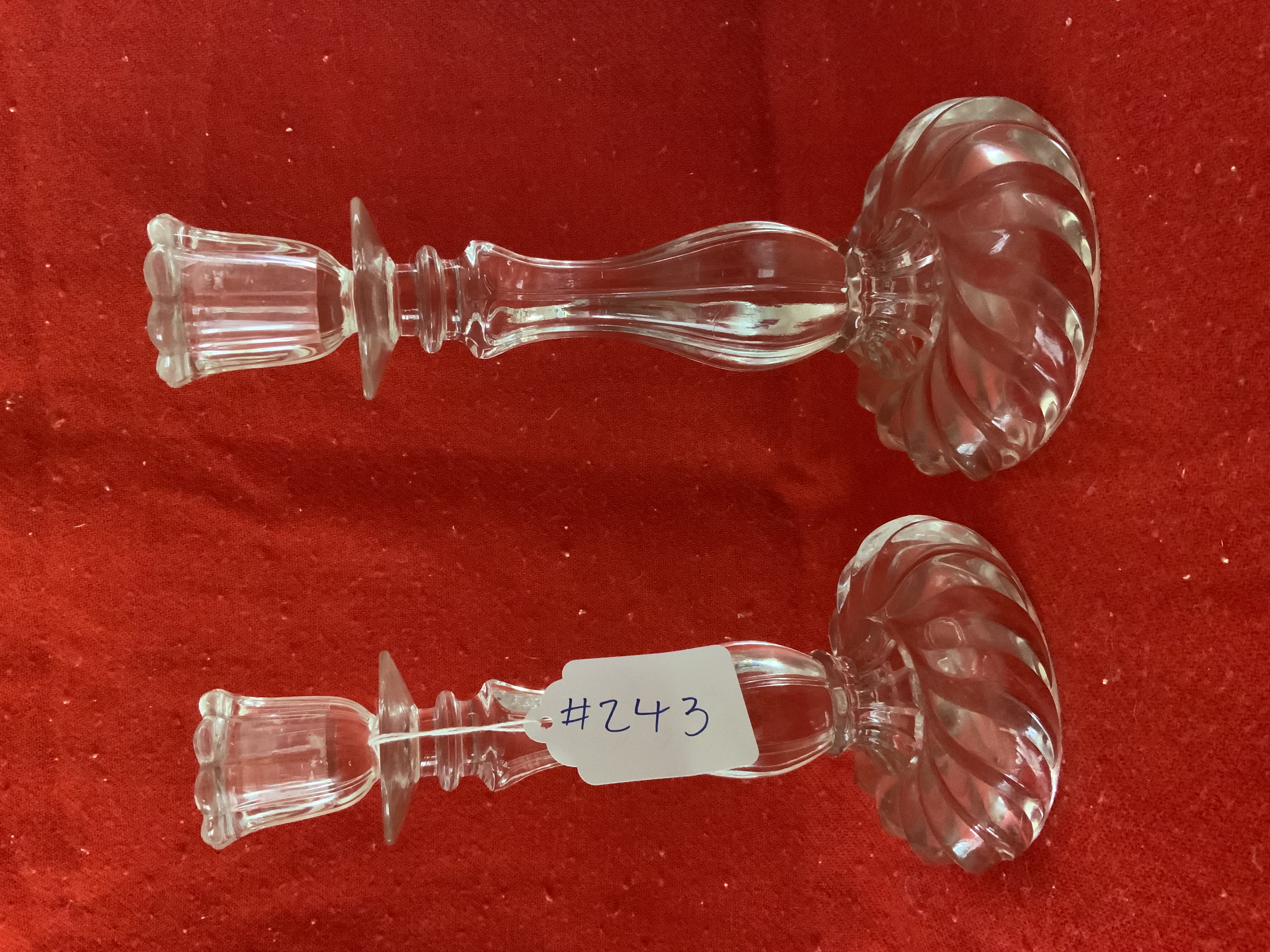 Baccarat Style Candlesticks