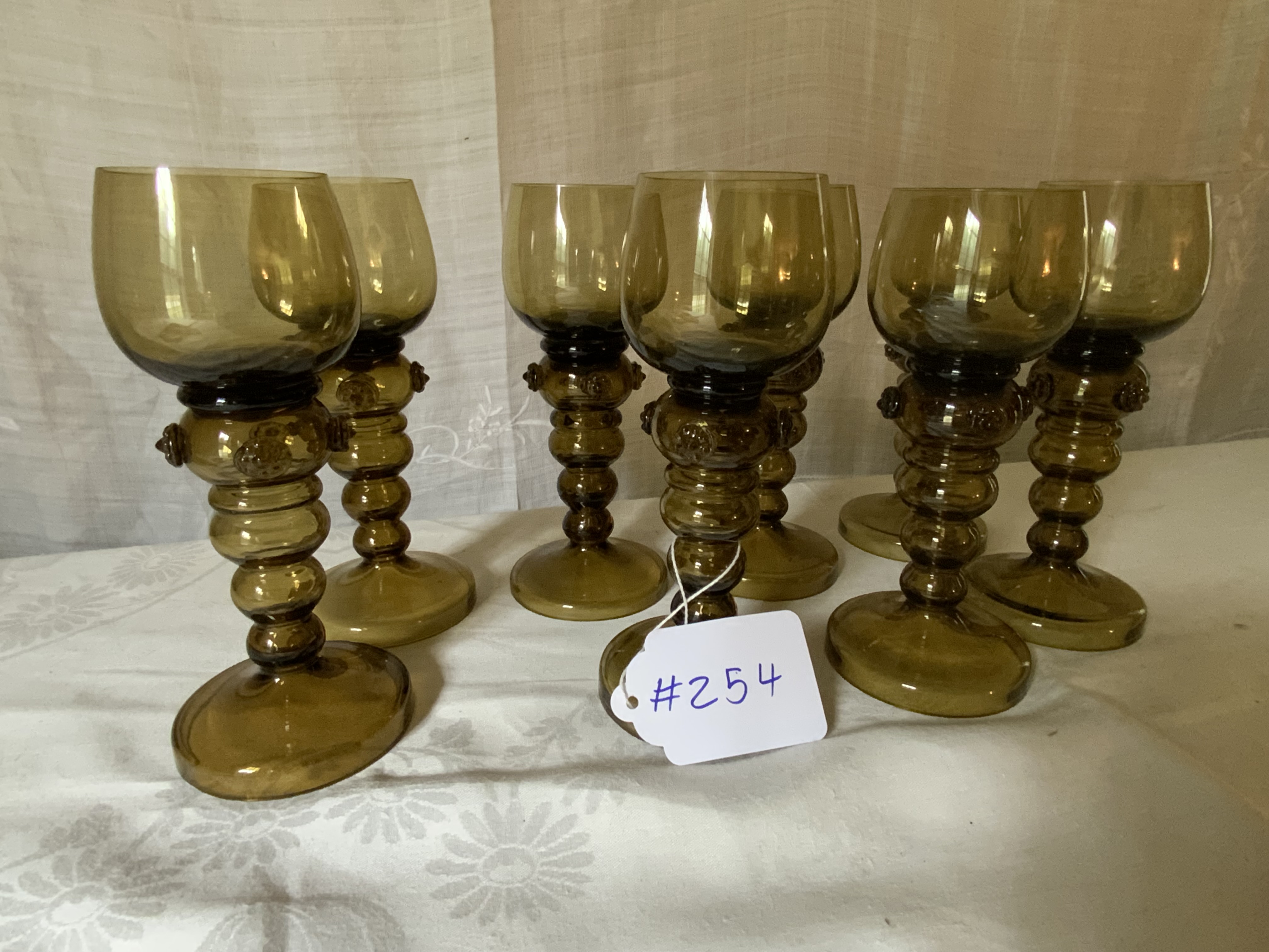 German Rhine Wine Goblets