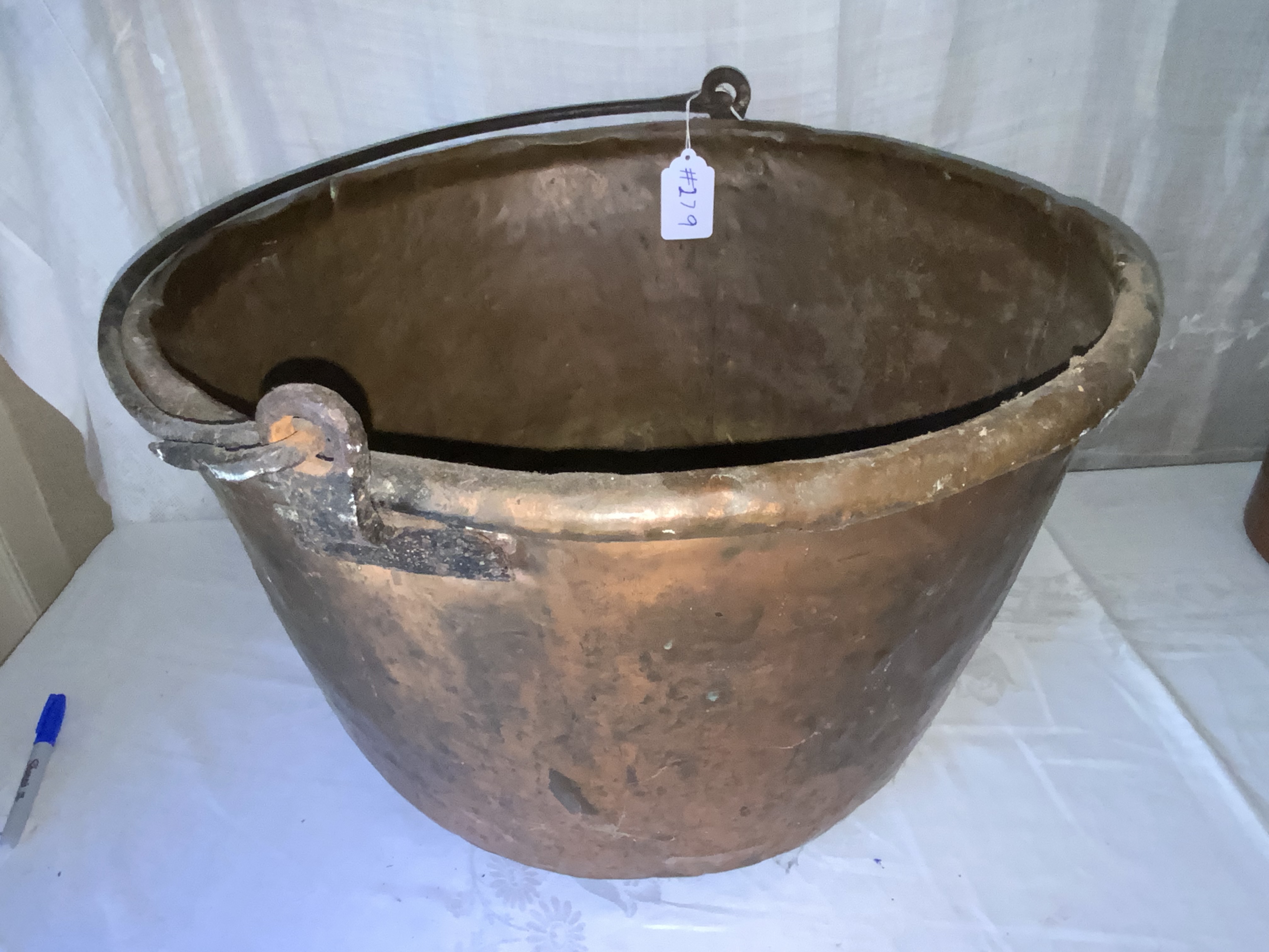 Copper Rolled Top Lid