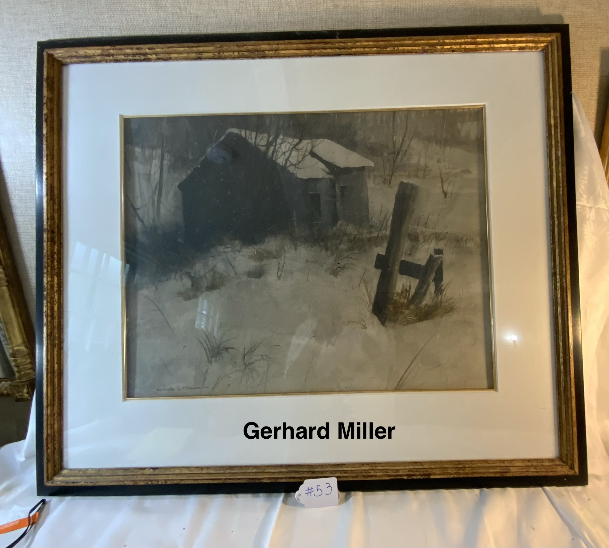 Gerhard C.F. Miller Watercolor